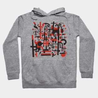 Mid Century Abstract Jazz Hoodie